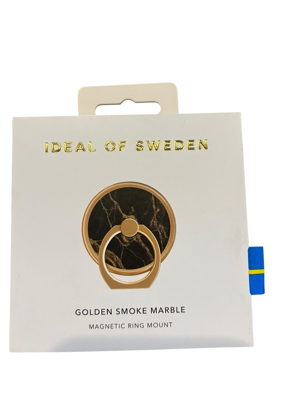 Ideal of Sweden Golden Smoke Marble Ring Mount